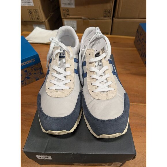 Onitsuka Tiger New York Sneakers Grey Navy Size 11 - Picture 3 of 10